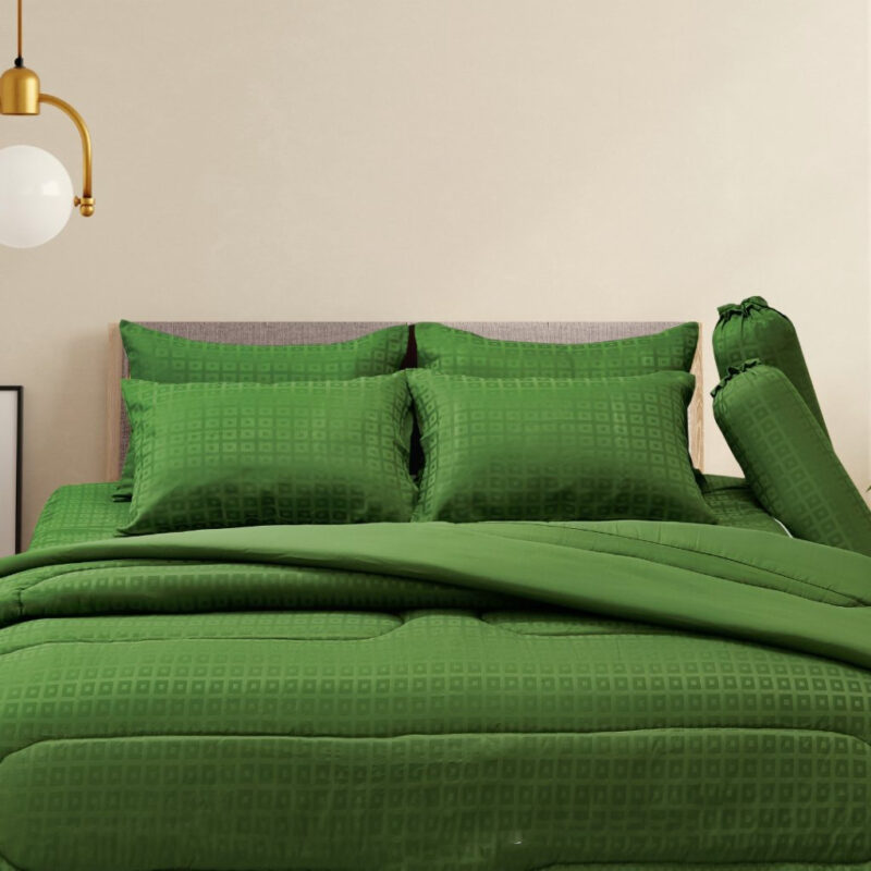 MAPLE'S ชุดเครื่องนอนกันไรฝุ่น 5 ฟุต สีเขียว ไม่รวมผ้านวม - Image 2